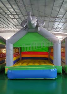 Quality Elephant Grey Inflatable Bouncy Castles Funny for Kids with Size 4*4m for sale