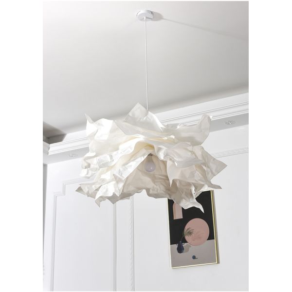 Modern White Cloud Chandeliers Bedroom Living Room Dining Room Paper Chandeliers(WH-MI-403)