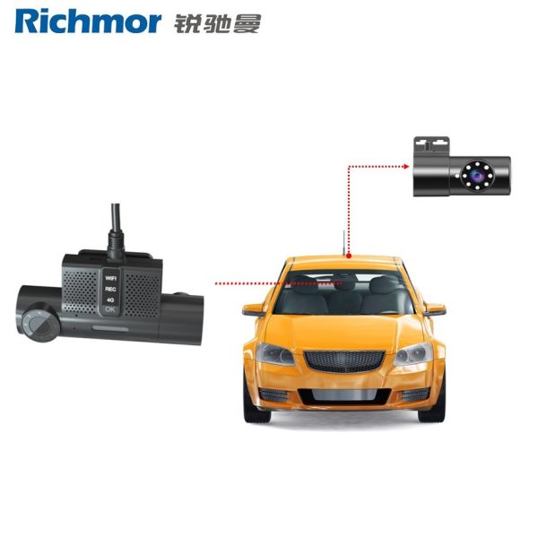 Built-in 2CH 1080P AHD 4G Dashcam MDVR With GPS G-sensor For Mini Bus and Taxi Car