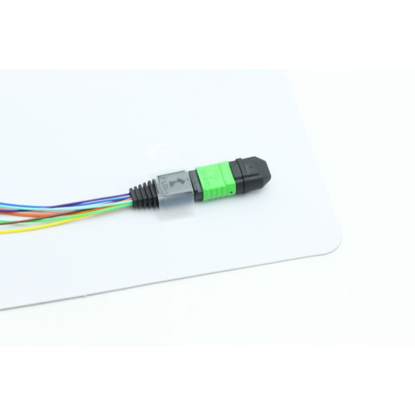High-Density MTP MPO Cable for CATV and Test Applications MPO To LC Breakout Cable