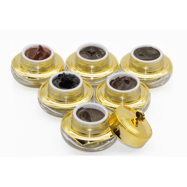 5ml Pure Plant Semi Permanent Cream Tattoo Microblading Dynamic Pigment Machine Manual Pen