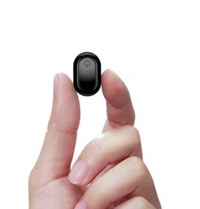 Quality Black Plastic Micro Wireless Bluetooth Spy Earpiece 50m transmitter for sale