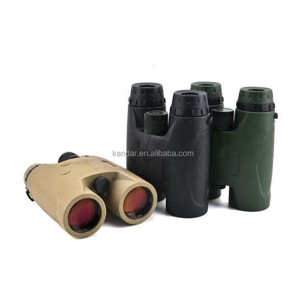 Multi-functional Waterproof 8x42 2000M Laser Range Finder Binocular For Hunting Black