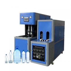 China Semi Automatic Bottle Blowing Equipment , 2 Cavity PET Blowing Machine for 2000ml on sale
