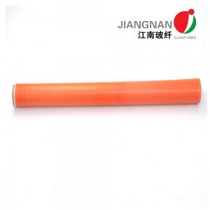 Quality 0.25mm 280g  E - Glass Orange Acrylic Coated Fibreglass Fabric Glass Fiber Cloth for sale