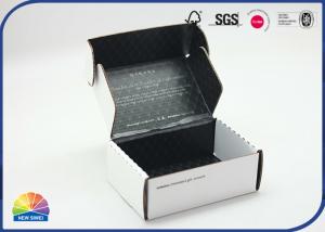 China Custom Printing Corrugated Mailer Box Portable Flat Pack Shoe Shipping Boxes on sale