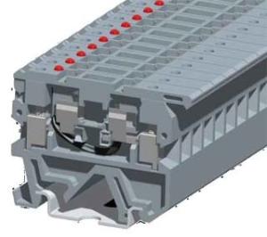 Quality SKJ-2.5RD/X Din Rail Fuse Terminal Block With Self Locking Function for sale