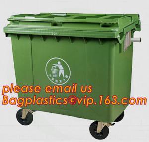 China 45L recycle trash bin recycle garbage bin/hospital trash cans, Mobile heavy duty hdpe outdoor garbage trash bin 120 lite on sale