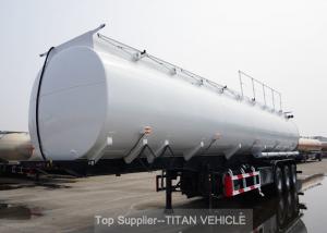 China 38cbm-90cbm Petroleum tank trailers , 45000 Liters fuel tanker semi trailer on sale