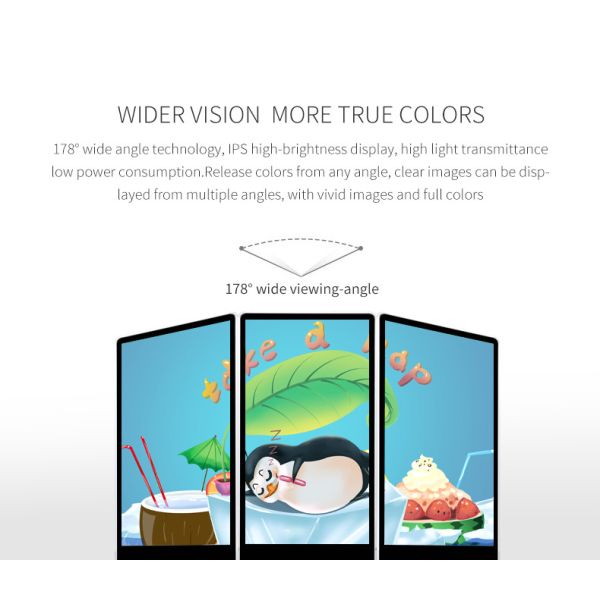 1920x1080 49" Standalone Free Floor Standing Kiosk