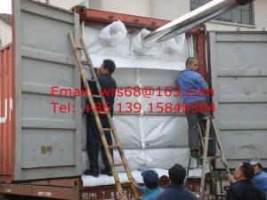 Quality White Bulk Containers Liner Bag PP Woven Fabric for 20 ft / 40 ft / 40HQ for sale