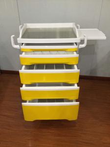 Quality Carton Packing Medical Trolley Cart Hospital Equipment , Emergency Crash Trolley for sale