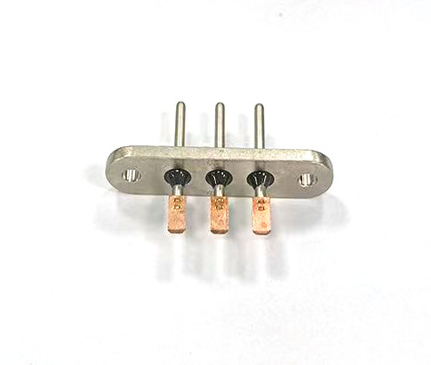 45 Steel Hermetic Compressor Terminals 10A-30A Sintered Seal Terminals