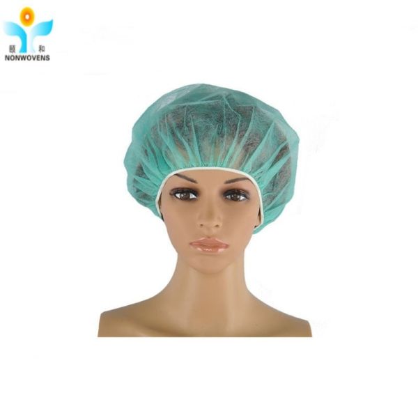 24inch Custom Made Disposable Hair Net Cap Disposable Protective Bouffant Cap