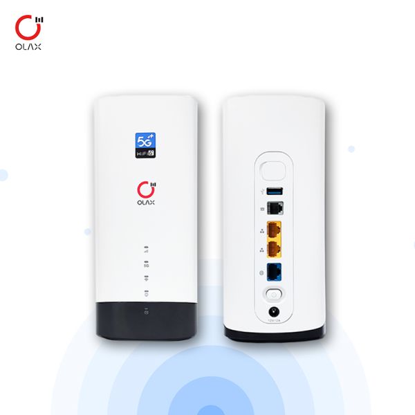 Hot sale Dual band Olax 5G Indoor CPE G5018 EU Unlocked 5G CPE Router Mobile Wireless Modem CPE with SIM Card Wireless Modem