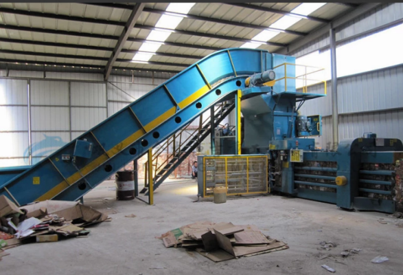 Horizontal waste paper baler Carton Balers Pressing Machine/Waste Cardboard Baler machine Cardboard Baler machine