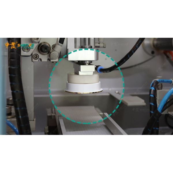 Round Cap Closure Auto Hot Stamping Machine Quick Fixture Changing