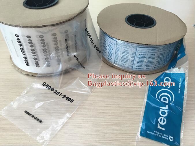 Factory custom LLDPE plastic Preopened polybag auto Bag on a Roll,autobag,pre perforated Preopened polybag auto Bag on a