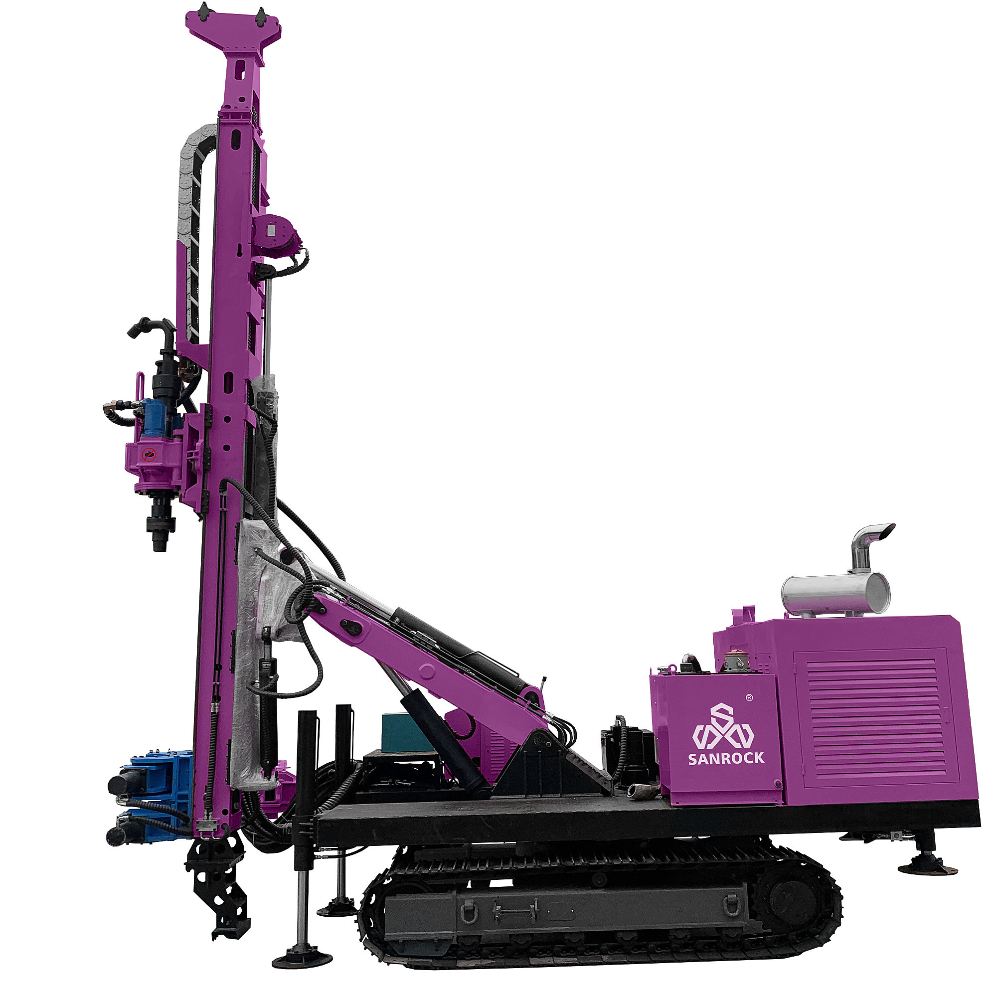 Crawler Reverse Circulation Drilling Machine Geological Exploration Core Drilling Rig