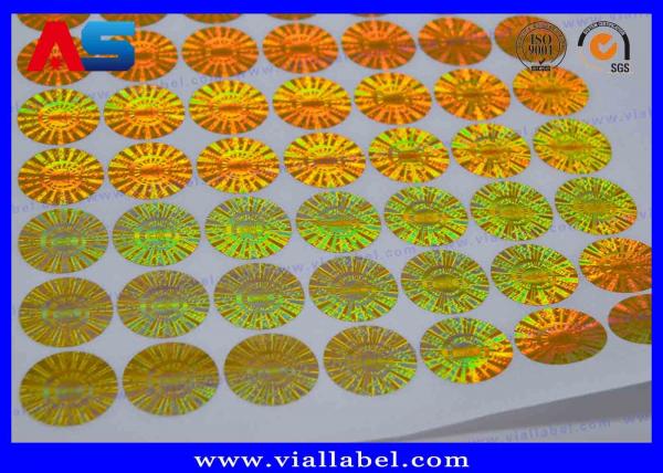 Buy Security Custom Hologram Sticker Anti - Fake Protection With Serial Number at wholesale prices