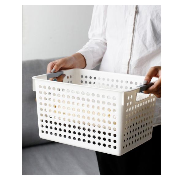 Multifunction Sterilite Deep Ultra Basket 34*16.8 Mesh Plastic Storage Basket