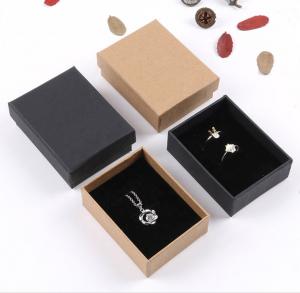 Quality Brown &amp; Black Corrugated Paper Box Jewelry Packing For Valentine'S Day Gift for sale