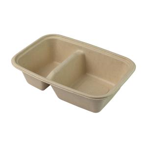 China Bio Degradable Pulp Food Container Eco Friendly , Meal Prep Compostable Food Boxes on sale
