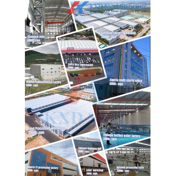 Customized Color Light Steel Structure Building Efficient Safe