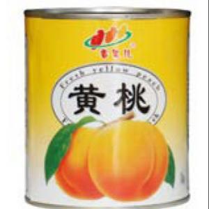 China Instant Fruit Canned Yellow Peach In Light Syrup 425g 820g on sale