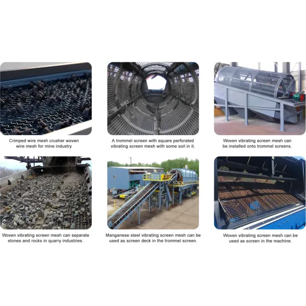 3mm 65mn Steel Vibrating Sieving Screen Mesh/Quarry Mesh Screen/Crusher Screen Mesh