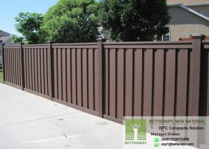 China Bettowood Composite Board Swimming Pool Garden Screen WPC Picket Fence on sale