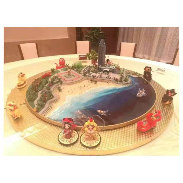Dining Table Landscape Scale Model 1:150 Architecture Landscape Model