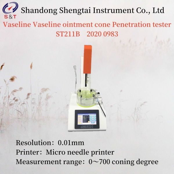 0～700 Coning Degree Vaseline Automatic Cone Penetrometer Tester Resolution 0.01mm