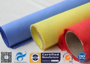 Quality Red Silicone Rubber Coated Fiberglass Engineer Acoustic Insulation Fabric Material for sale