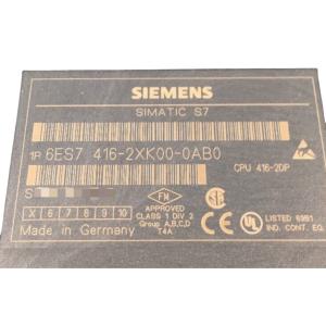 China SIEMENS 6ES7416-2XK00-0AB0 SIMATIC S7-400, CPU 416-2 DP CENTRAL PROCESSING UNIT WITH: MULTI-POINT MPI INTERFACE INTEGR. on sale
