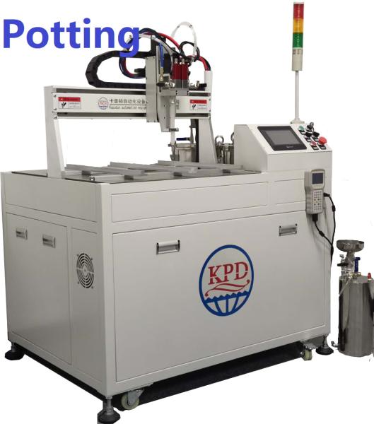 Clean Function Automotive Door Handle Sensor Potting Machine with Two Component