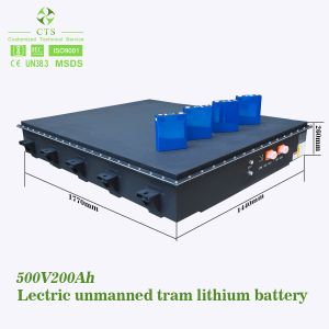 China Customized 500v 200ah lithium ion batteries 300Ah high quality LiFePO4 battery pack for AGV on sale