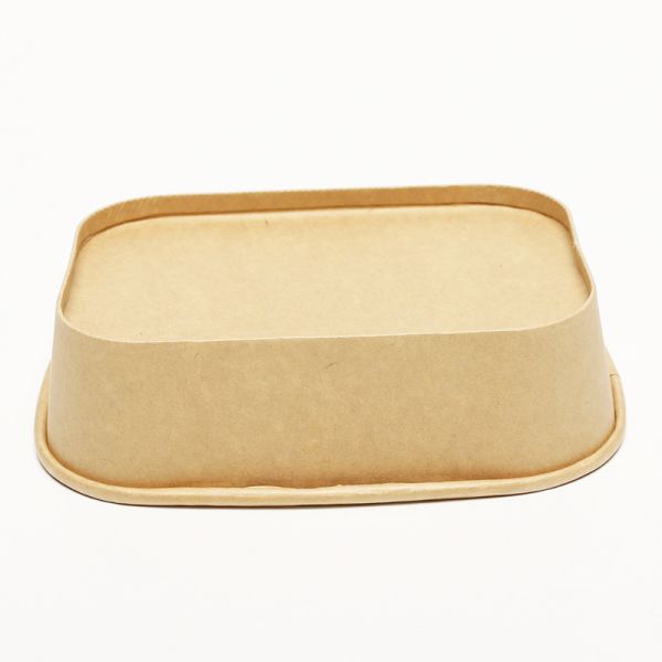 Leakproof Disposable Square Paper Bowl For Salad Soup Food Grade 750ml