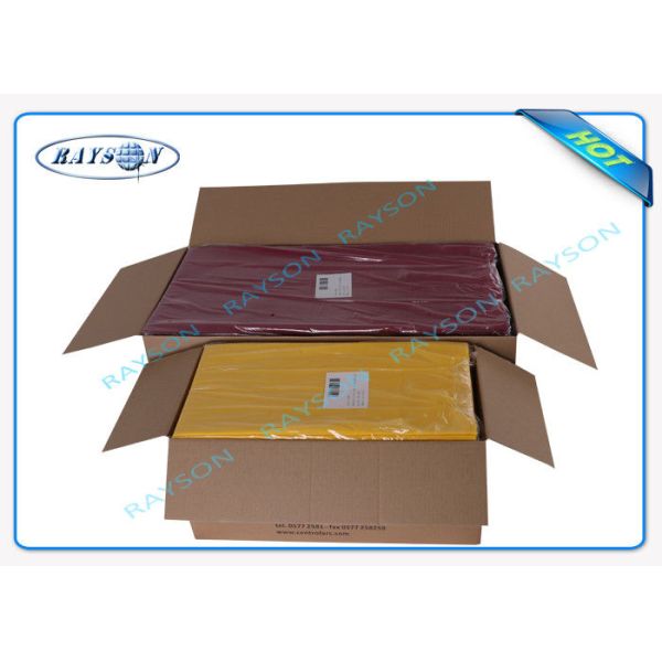 Various Colors 120cm * 140 cm Heat Resistant Home Used Antifouling No Odor TNT Tablecloth