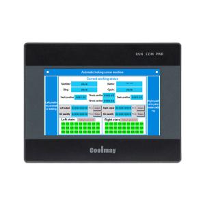 Quality PLC Automation Control Panel Single Phase 6 Channel 60K Colors Screen PLC HMI All In One for sale