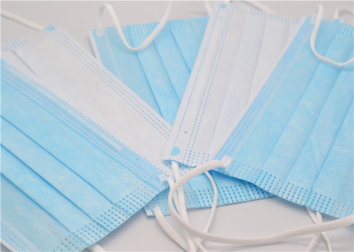 Pharmaceutical 3 Ply Face Mask Non Woven Polypropylene Fabric Eco Friendly
