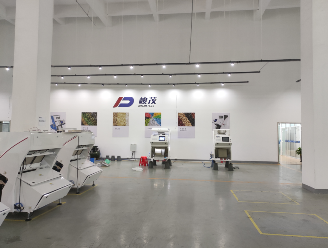 Corn Grit Grain Color Sorter 4 Chute With Hd Identification