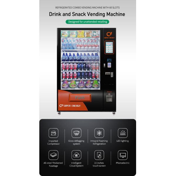 Small Business Idea Vending Machines for Foods and Drinks and Snack Vending Machine for Sale