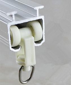 China 6063 Material Curtain Rail Fitting Extruded Aluminum Profiles / Curtain Track on sale