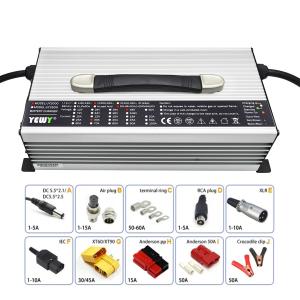 Quality electric vehicle charger for UY2000 29.2V battery car 24v 50a lifepo4 36v 48v EV Mobile Battery charger for sale