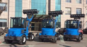 Quality agricultural equipment 1.2 ton wheel loader for sale blue color for sale