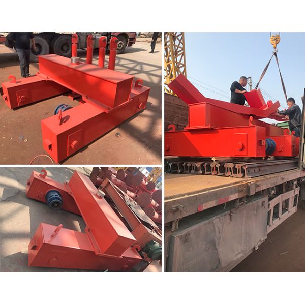 Reliable Crane Spare Parts , Multi Axle Tyre Trolley Transporting Girder Vehicle