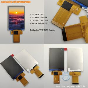 Module Size 54.48x84.71x3.2 mm 3.5 inch TFT LCD Touch Screen with ST7796 Drive