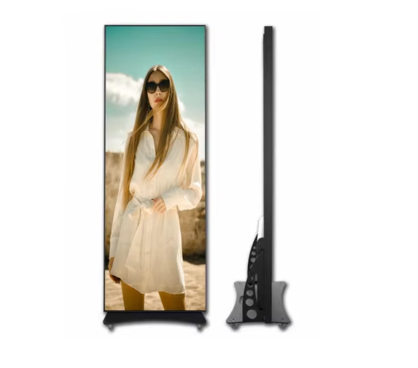 Full Color Commercial LED Display Poster For Indoor Use 2000*750*30mm Screen Size