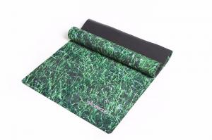 Quality Custom printed earthing bamboo eco friendly micro- suede sublimation printed yoga mats for sale